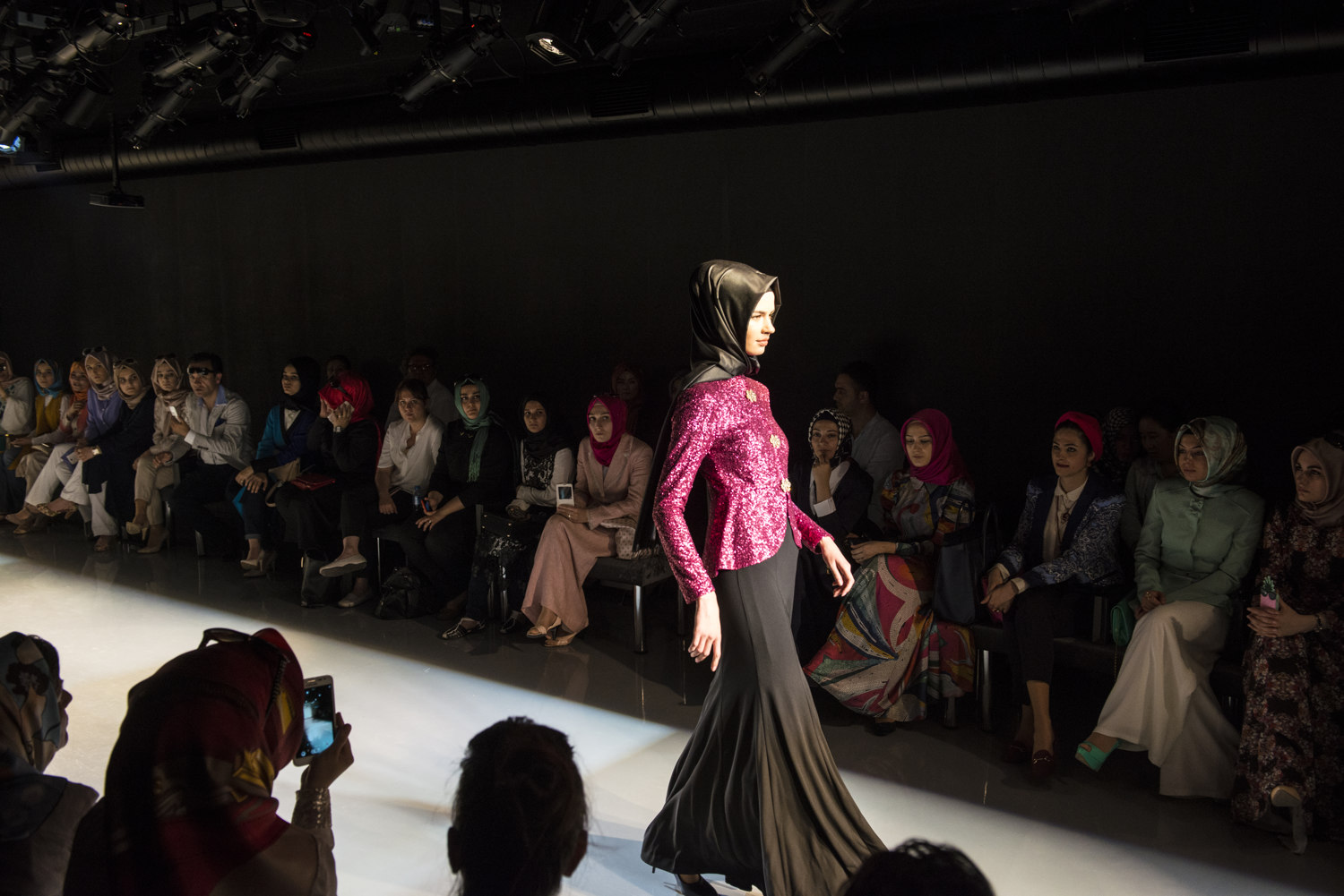  Images from the Modanisa fashion show on May 28th, 2014 in Istanbul, Turkey. 