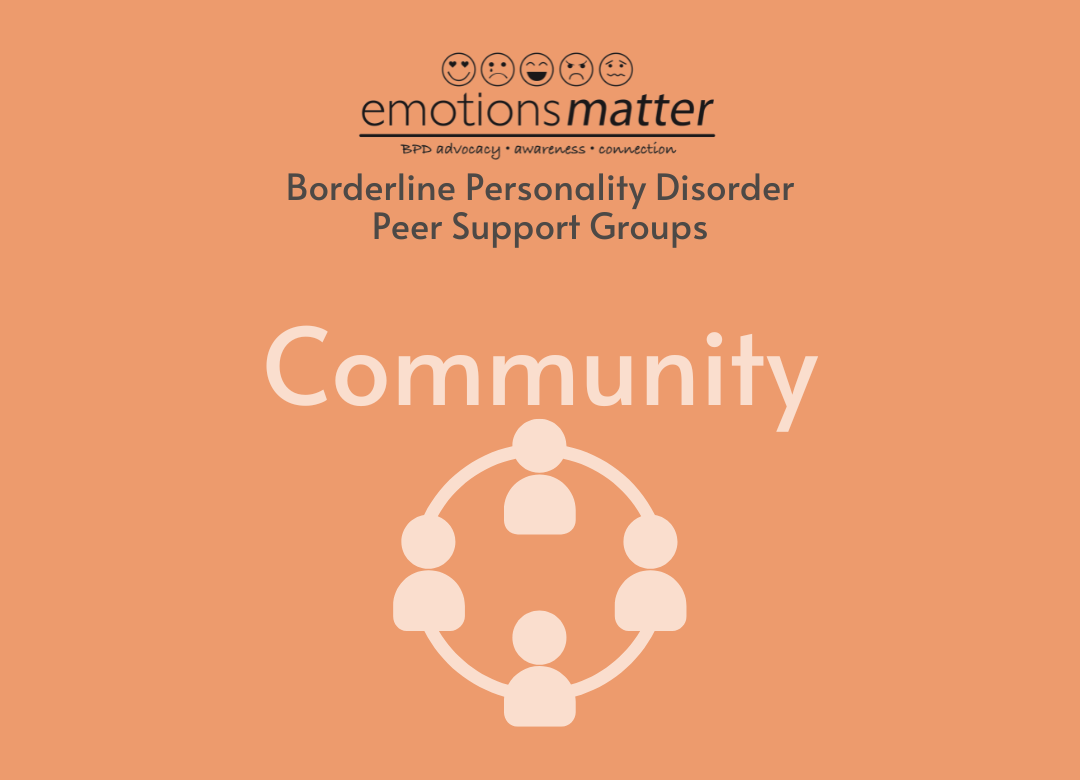 BPD Peer Support Group - Topic: Community
