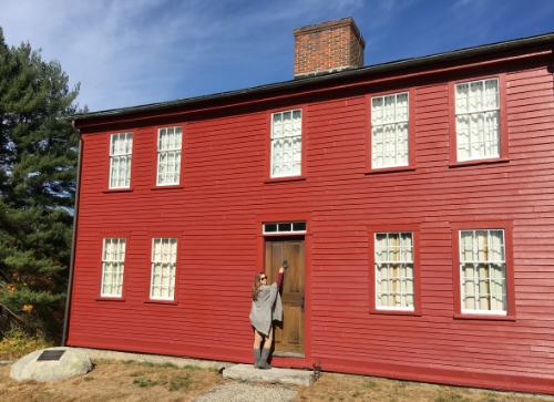 Visiting Fruitlands, where the Alcott family lived for a time.