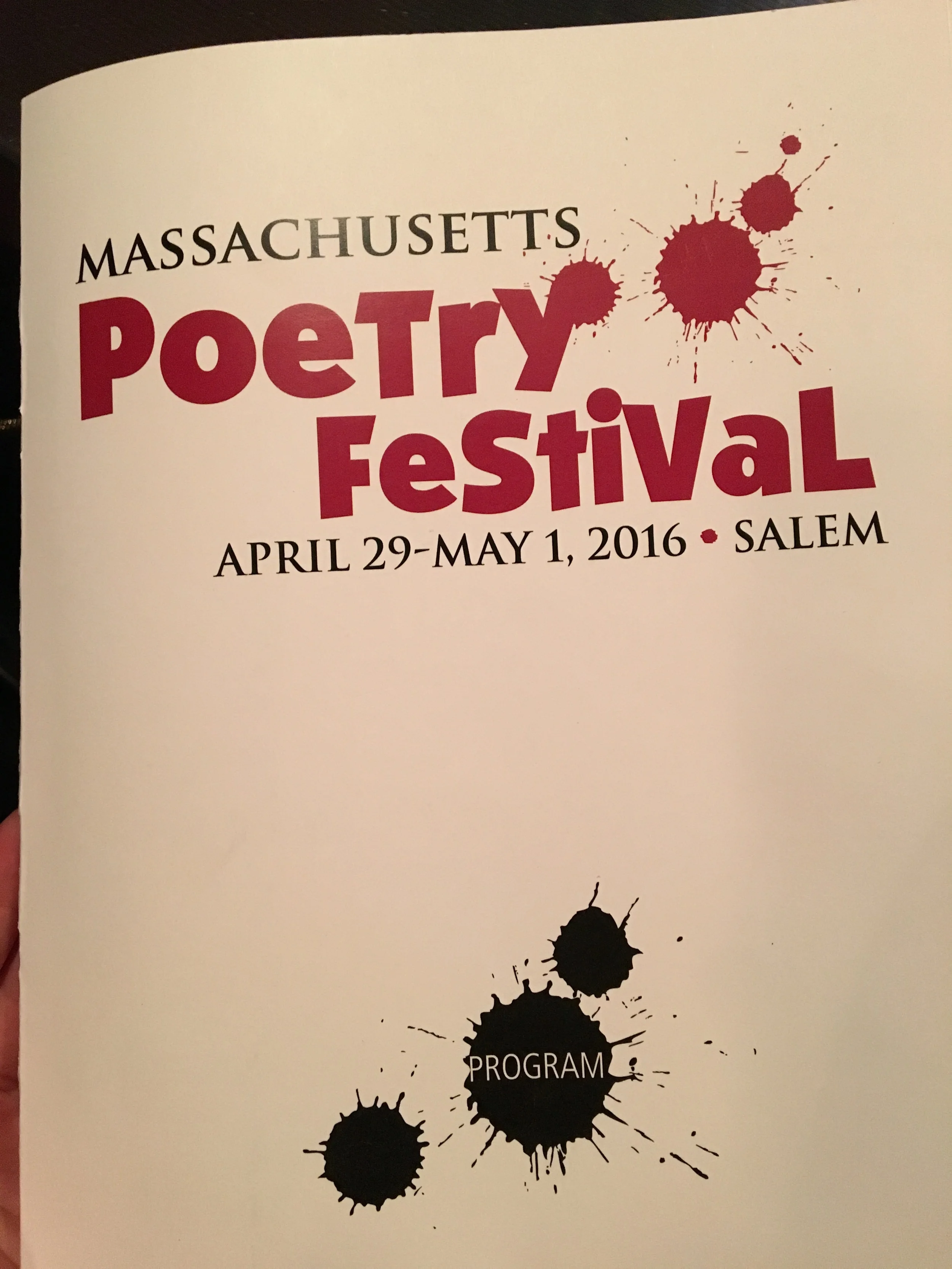 #TBW to the Massachusetts poetry festival