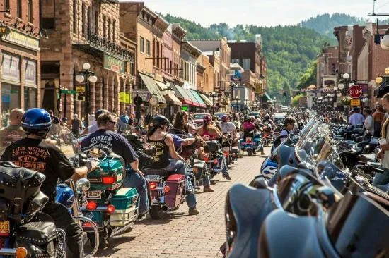 Deadwood, Lower Main Street during Rally Week