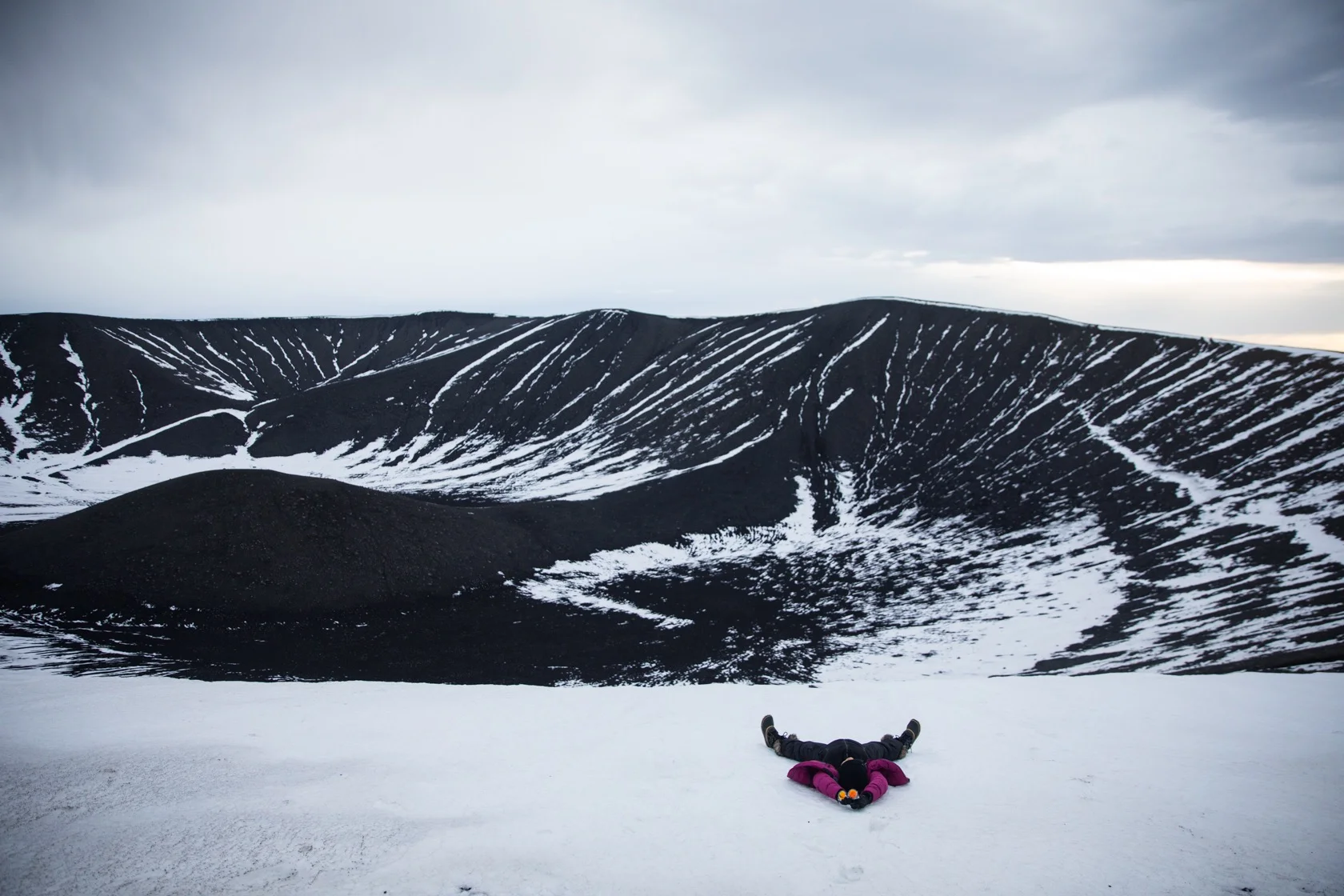 Hverfjall, Lake Myvatn, Iceland