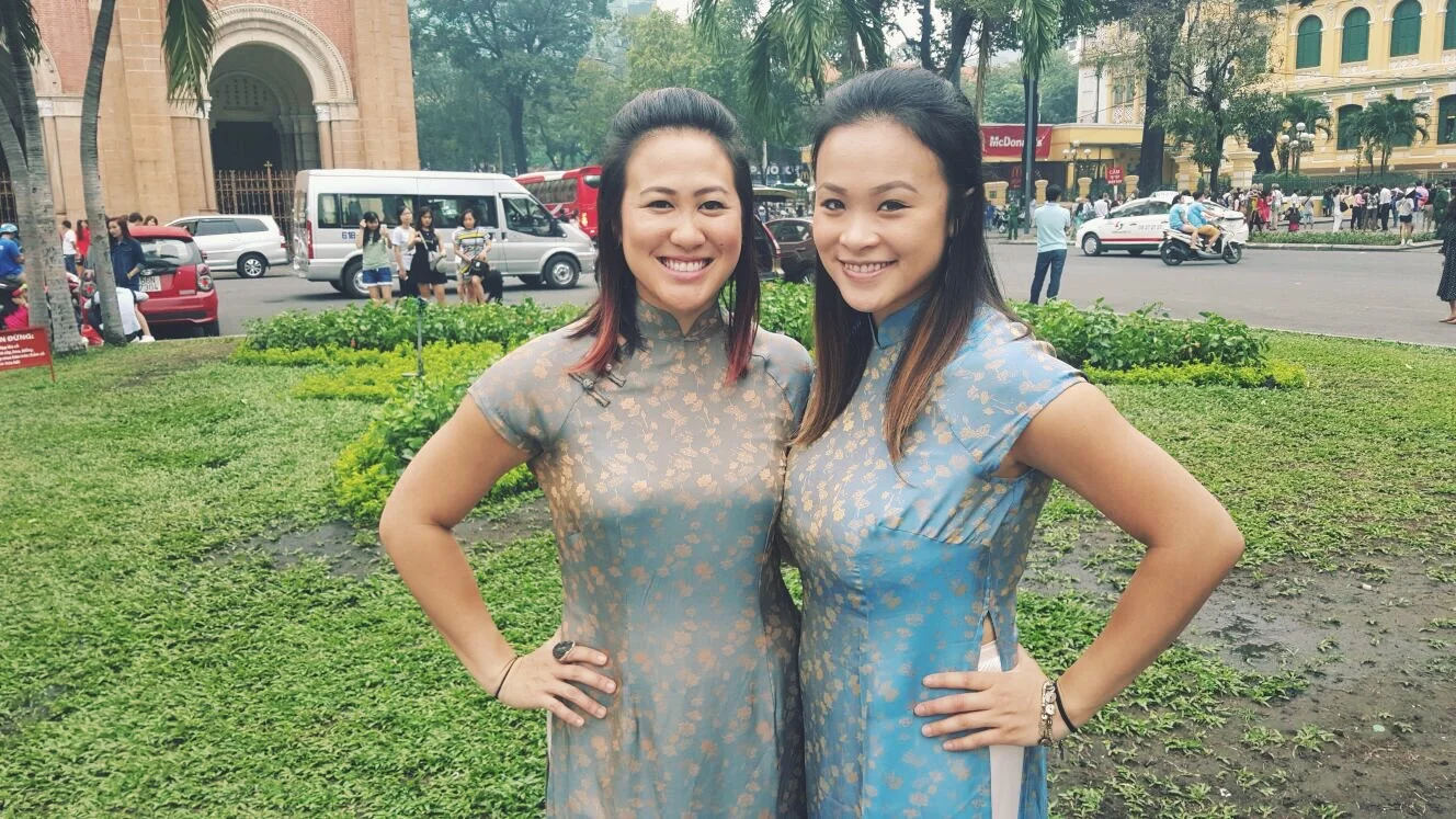 Tailor-made traditional Vietnamese Ao Dai dresses
