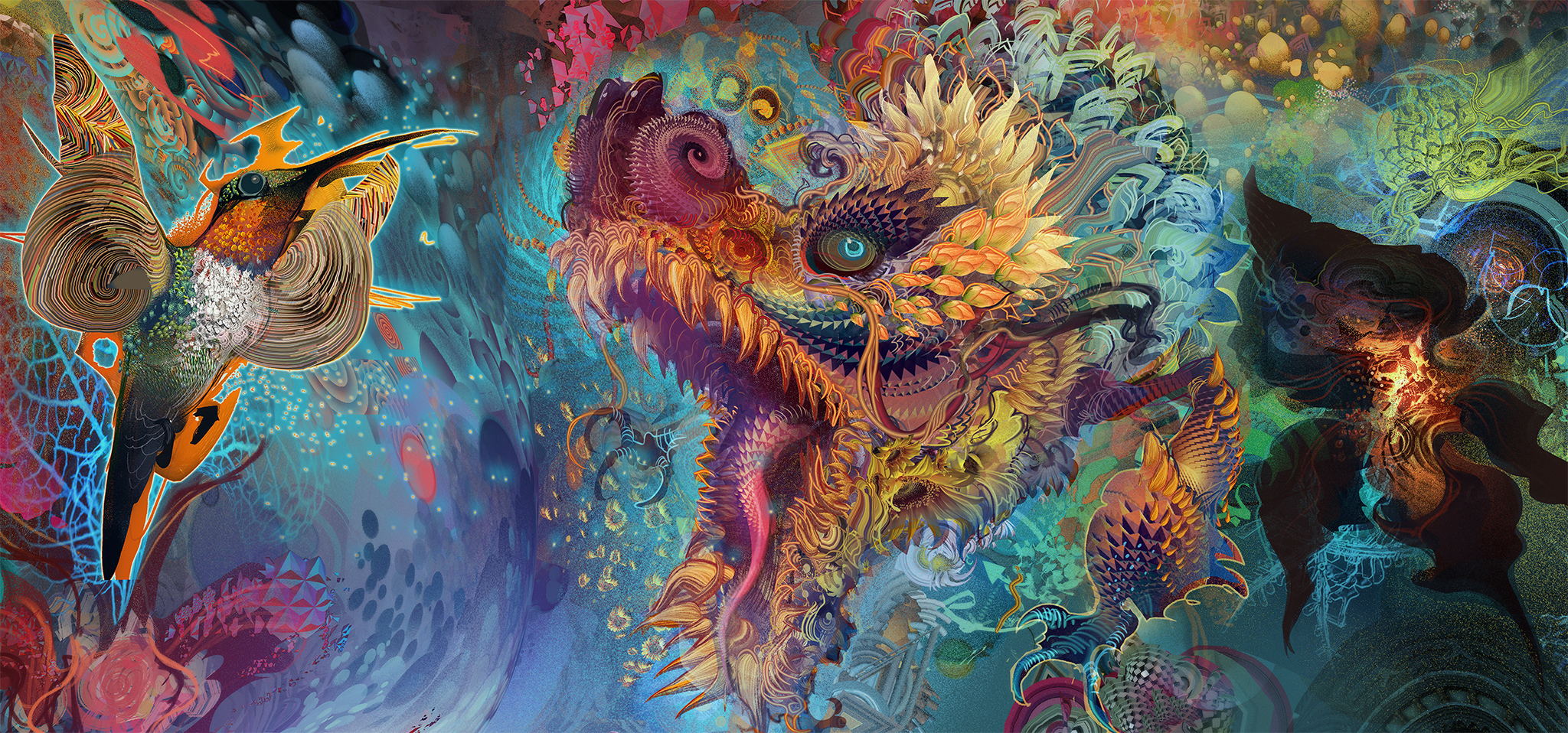 Humming Dragon, Android Jones