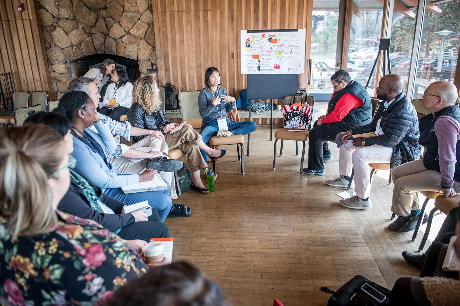 Solutions Exchange! Small groups supporting one another on social challenges on the ground.