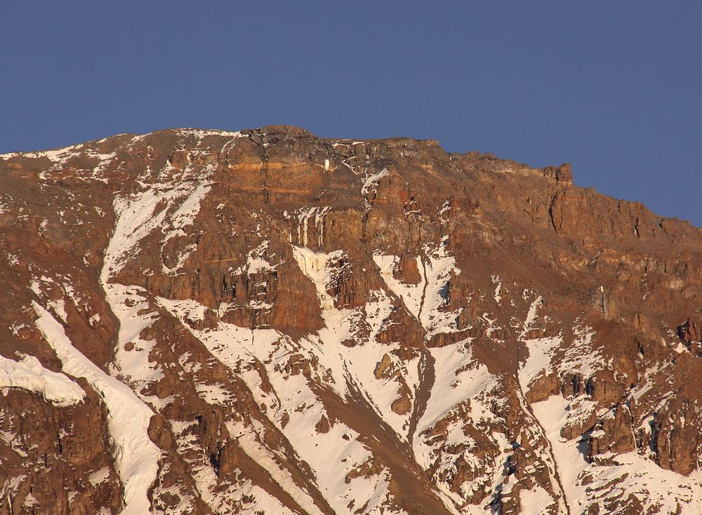*What's left of the Penck Glaciers and Western breach to the right