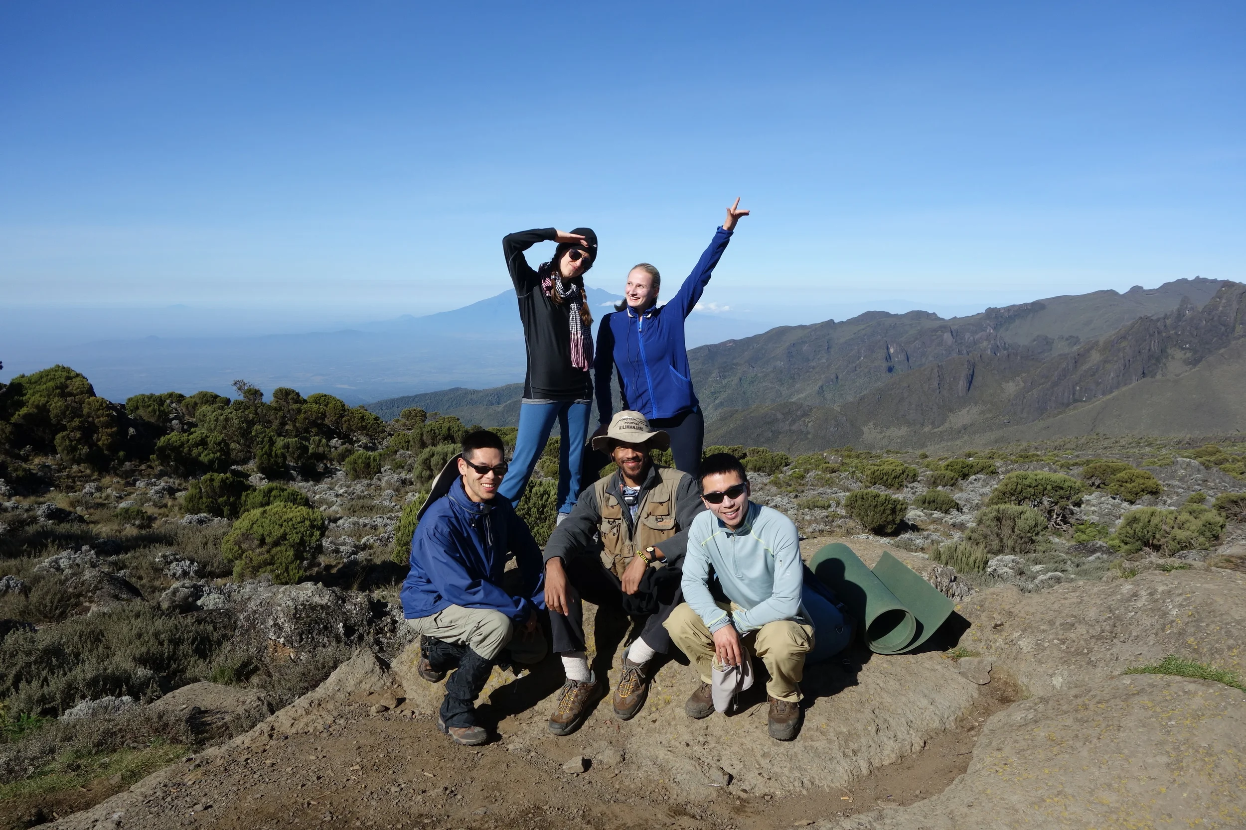Before leaving camp, setting out (sans pants)&nbsp;