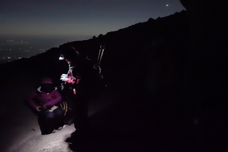 Olga and I breaking. Thanks Wallace for the photo, at this point I couldn't take out the Goliath camera.