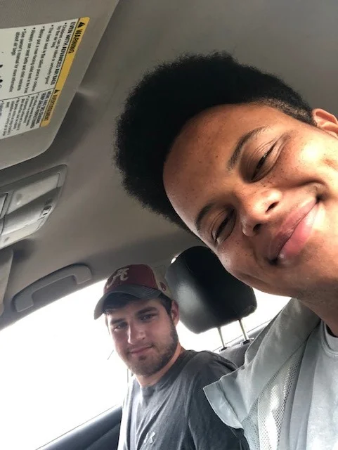 My roommate (and fellow missionary) Nathan and I carpooled to the building.