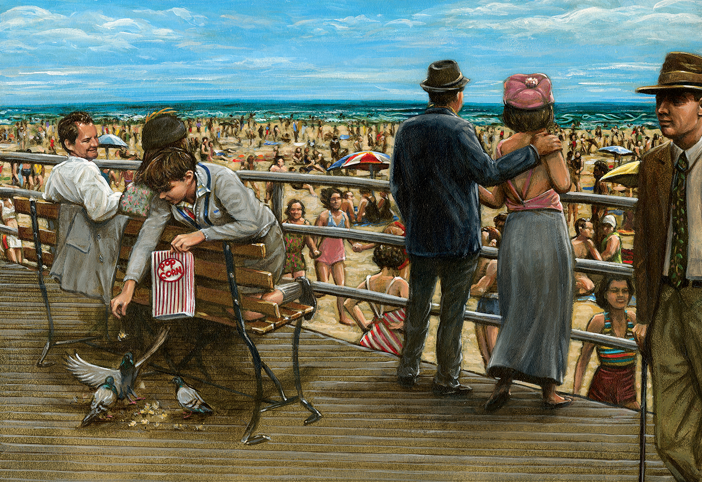 Coney Island Beach and Boardwalk
