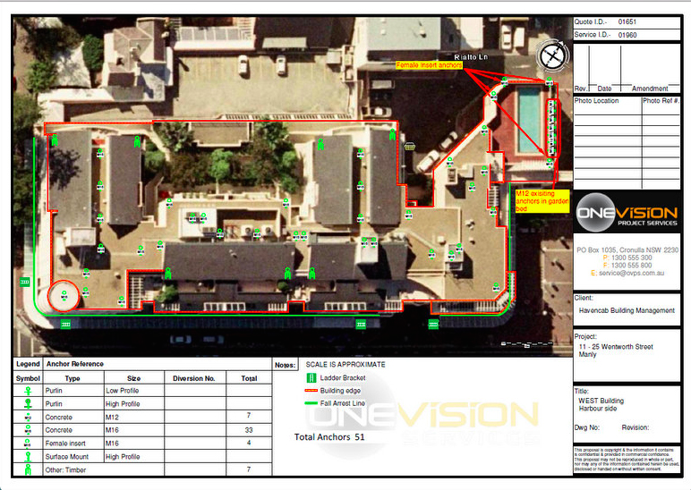 Roof System Access Plans