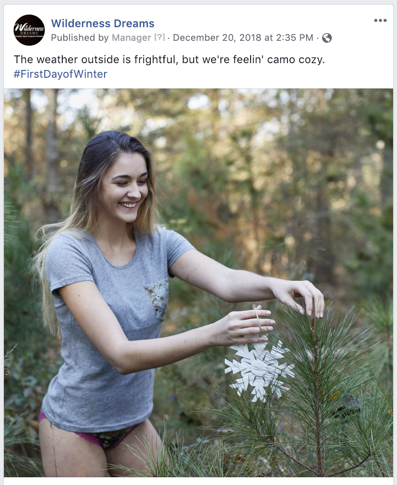 Wilderness Dreams Social Post