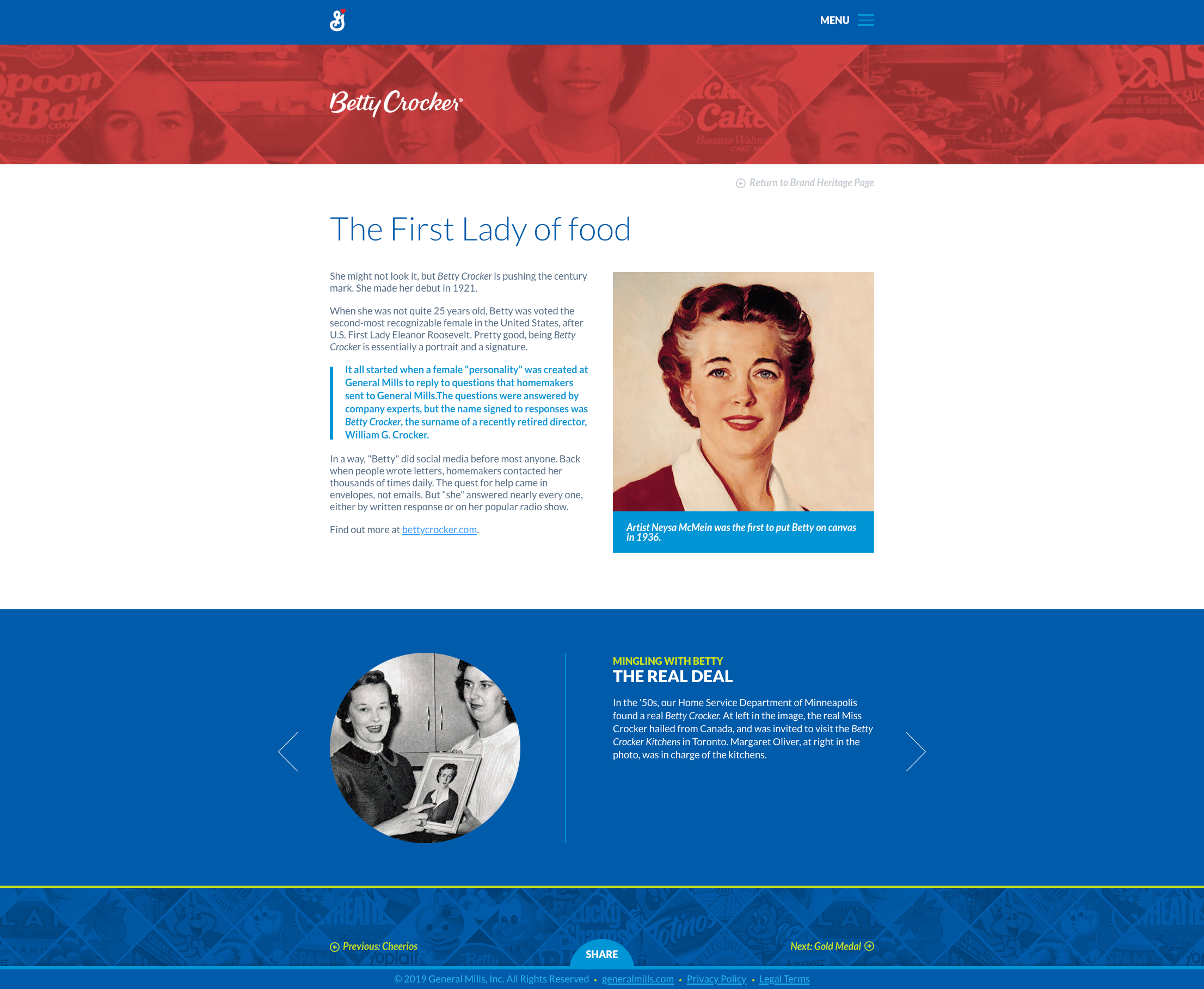 General Mills 150 Website