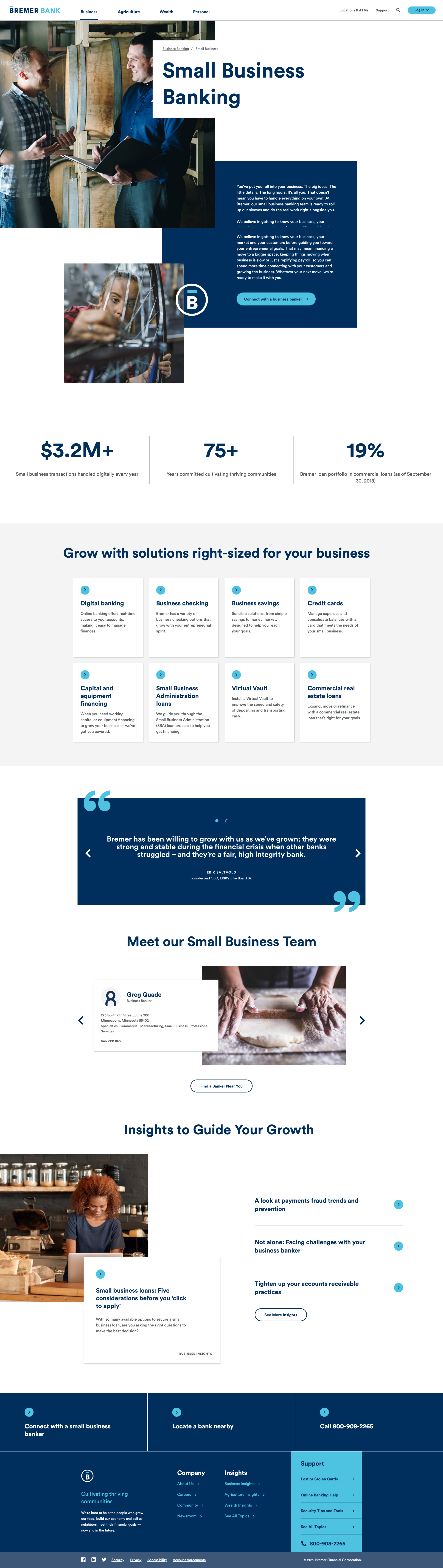 Bremer Bank Website