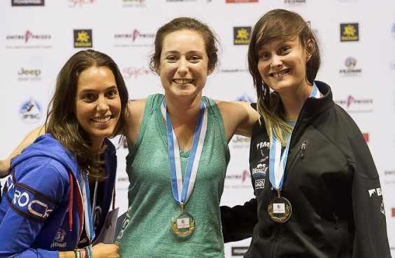 Maureen Beck: First Place in the World Paraclimbing Championship in Spain 2014