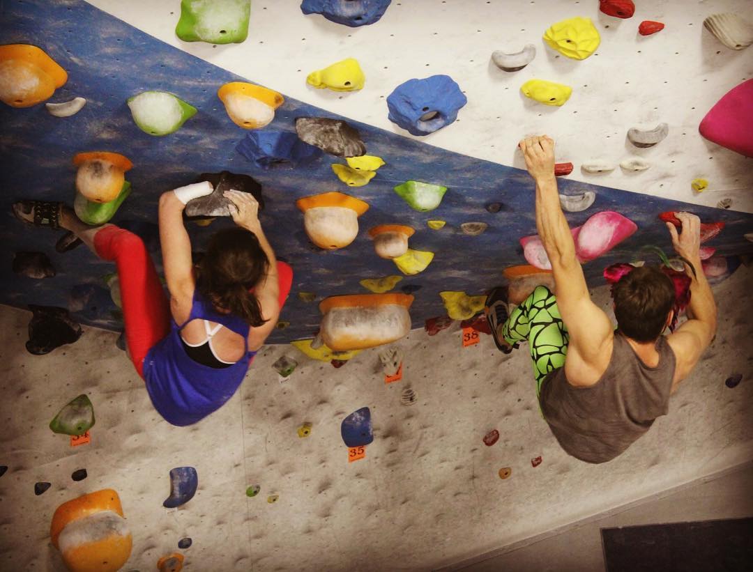 At my first 'abled' comp in a decade - at Earth Treks Golden, CO