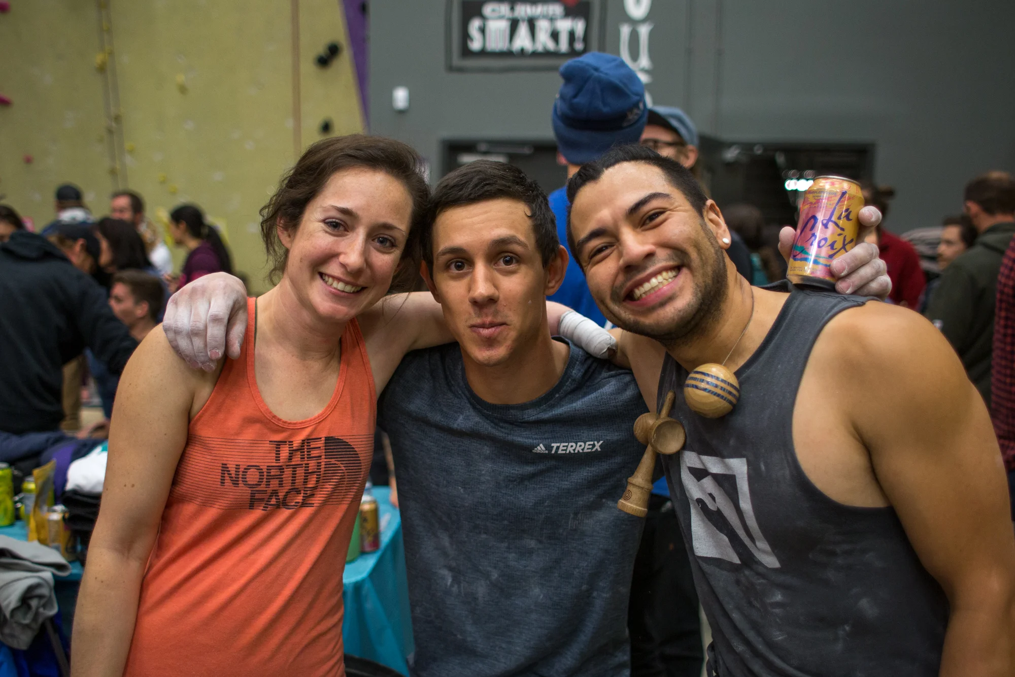 Myself, Justin and Jake at the 2019 Nationals once the climbing wrapped