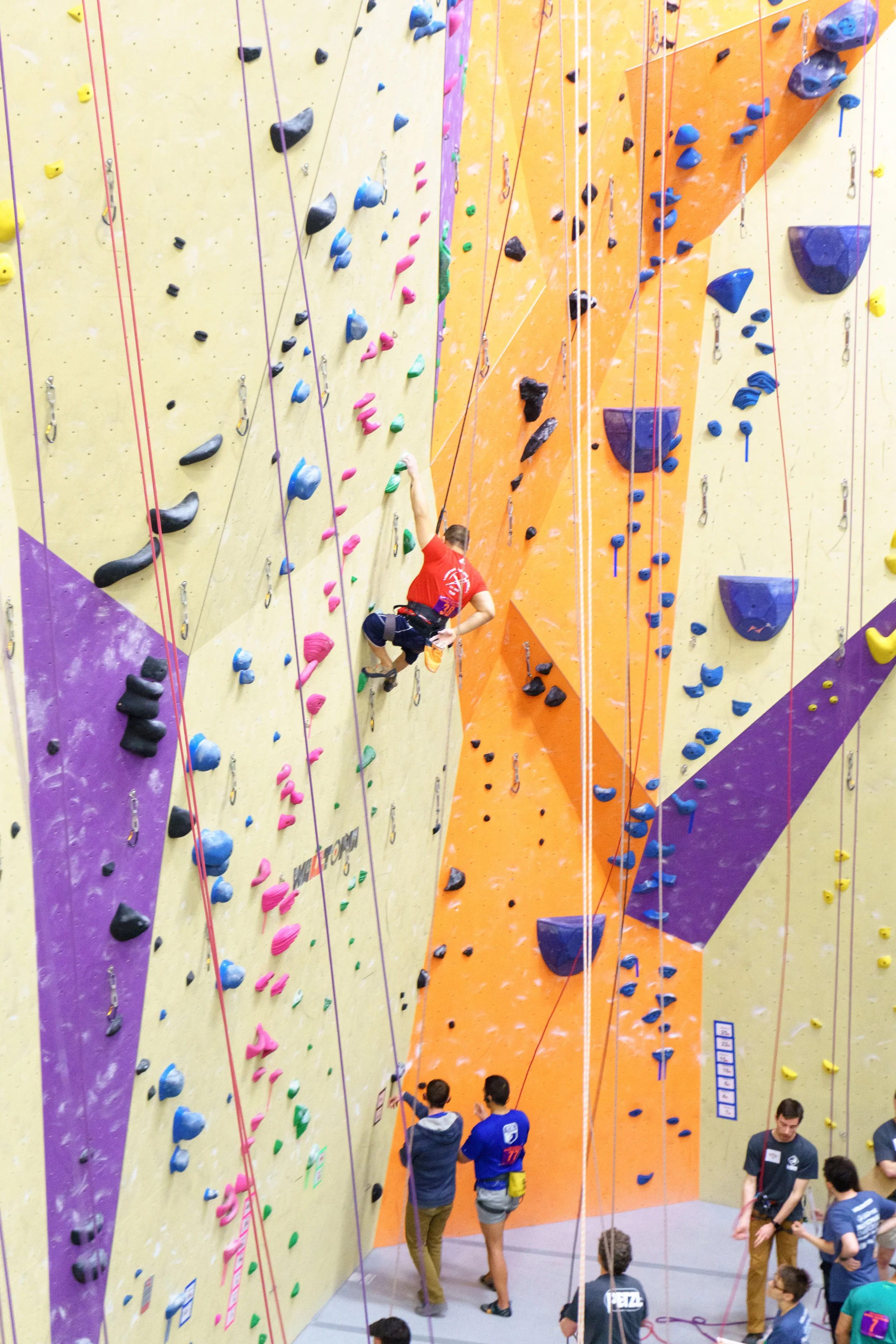 Every route you see in this picture is a nationals route. Picture by Jon Vickers.