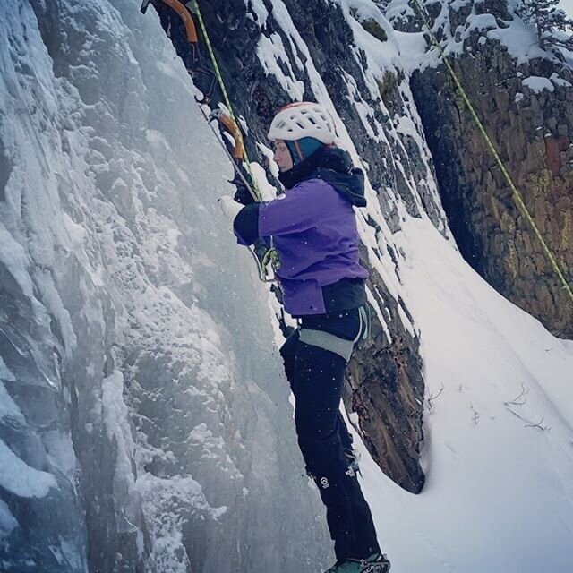 ⁣⁣
&quot;It will never work,&quot; I was told. &quot;You must use a prosthetic.&quot;⁣⁣
⁣⁣
I started ice climbing in 2008 with a hacked together prosthetic made in a garage, with a socket meant for canoeing. Sure, of course you needed it to climb ice