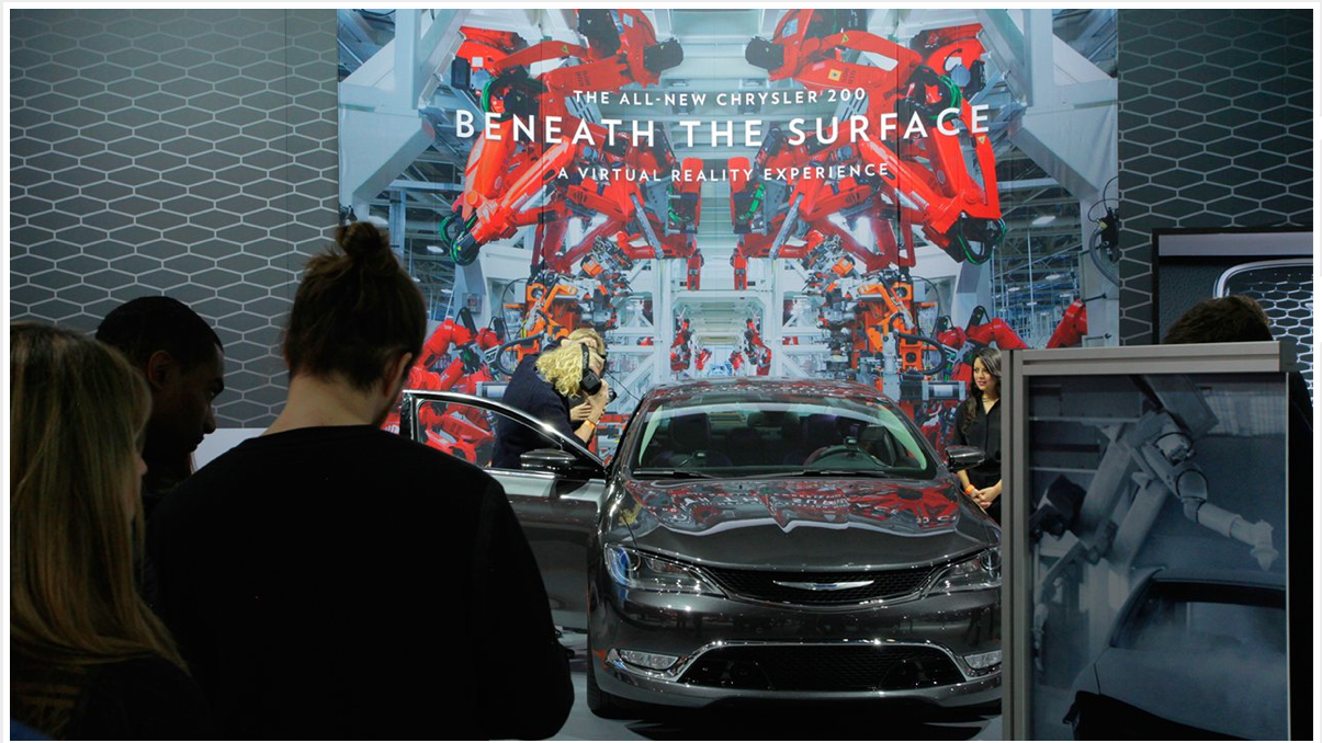  'Beneath the Surface' - Chrysler stand at the LA Motorshow 