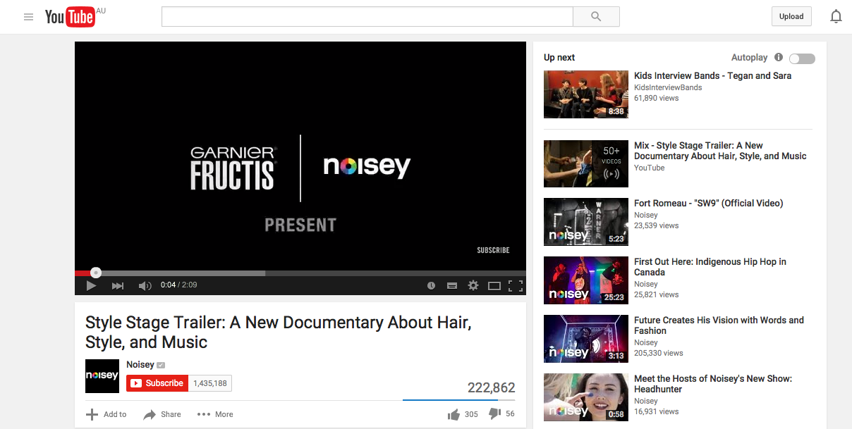  Style Stage: Noisey (VICE) collaboration with Fructis Garnier 
