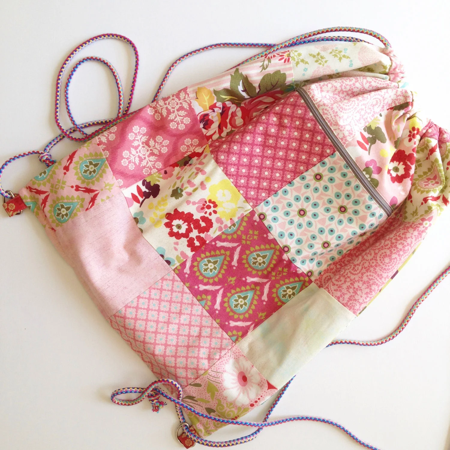 Charm Square Backpack PDF pattern — Bloom