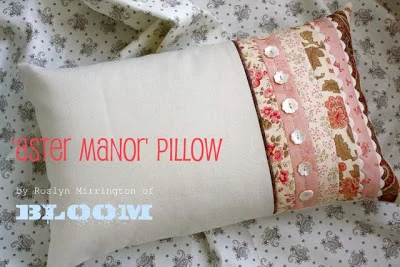 'Aster Manor' pillow workshop