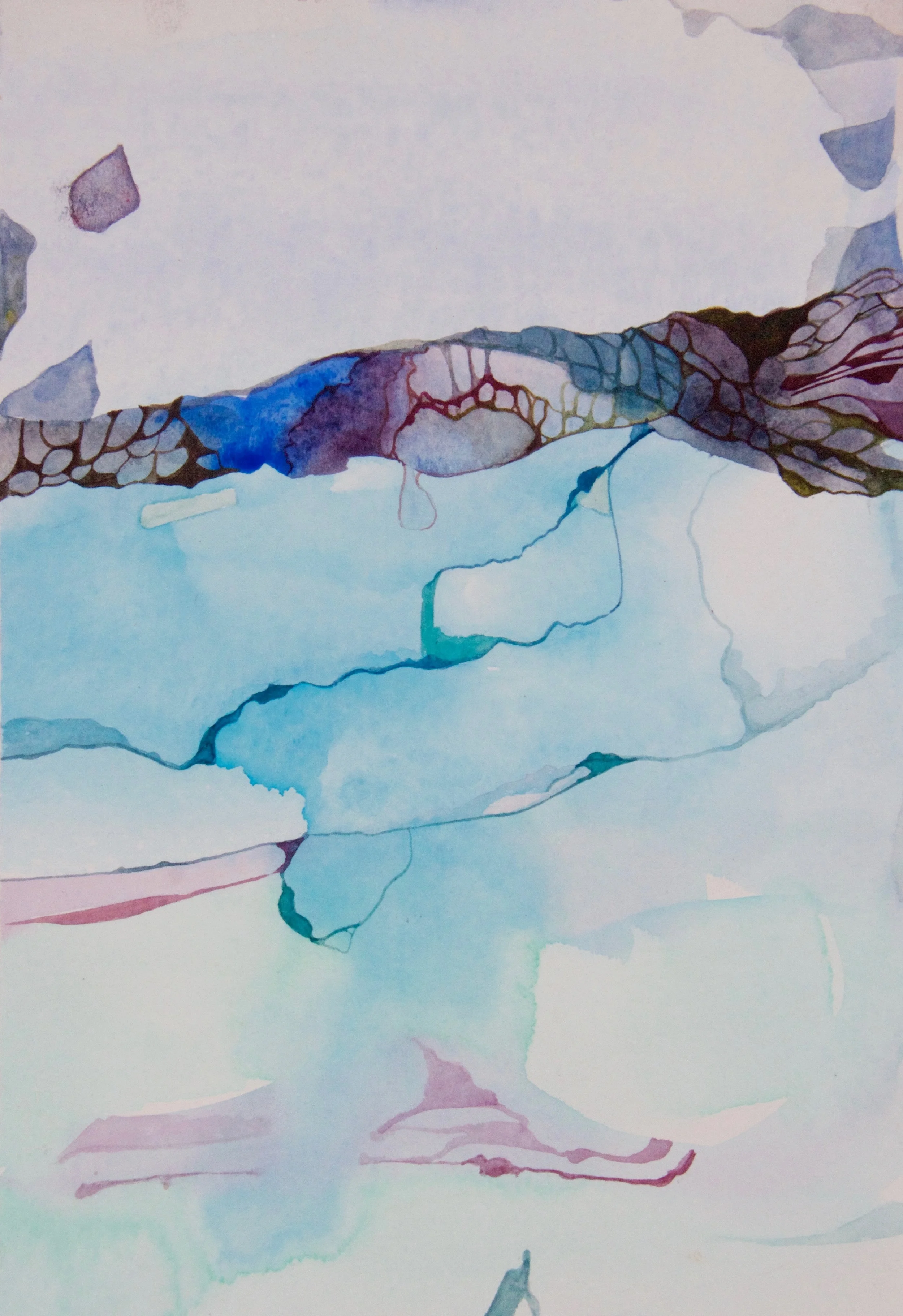 North Sea ii, watercolor on paper, 6 x 9 inches, 2016