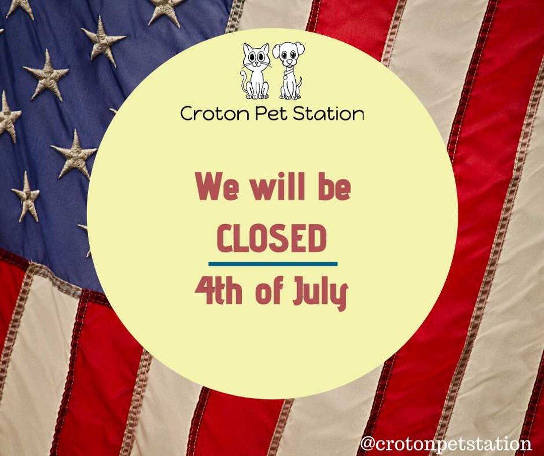 We will be CLOSED on Sunday, July 4th. 🇺🇸