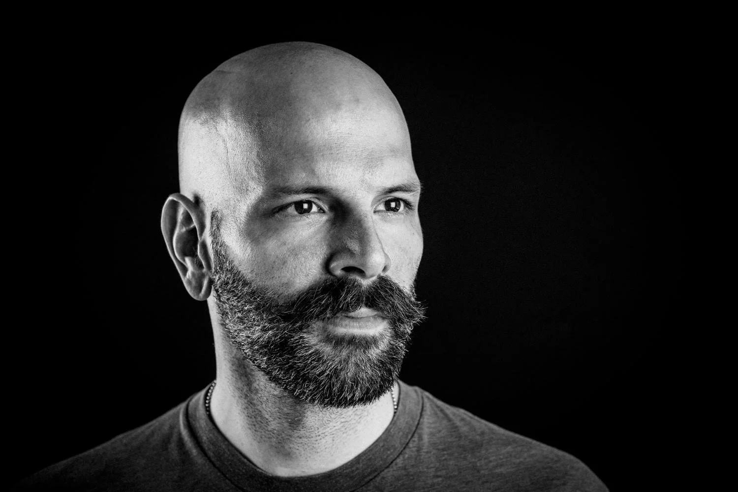 Black and white photo of Steve Molter