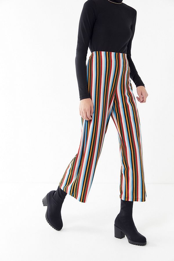 Cropped Striped Pant