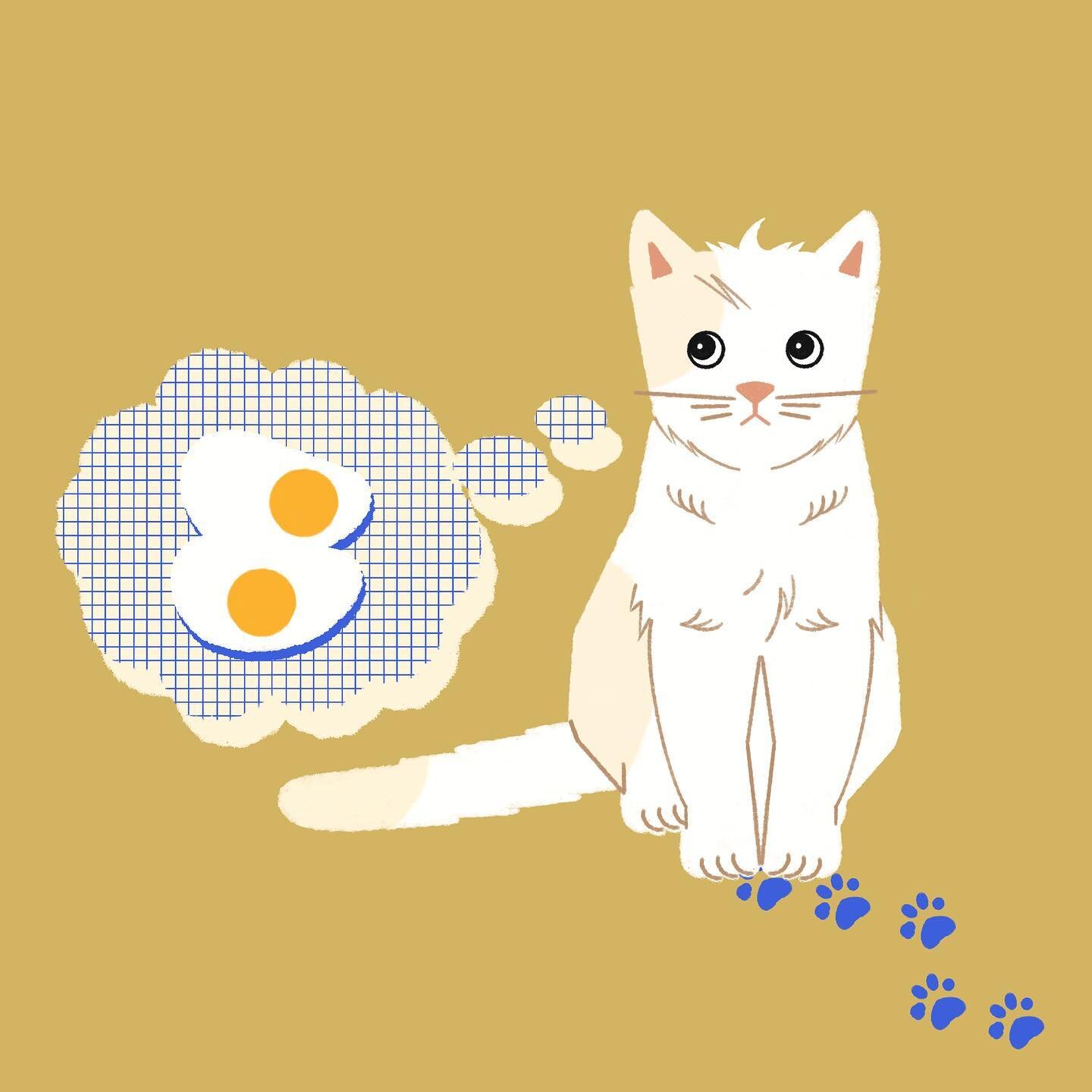 #alwayshungry #illustration #cat #kitty