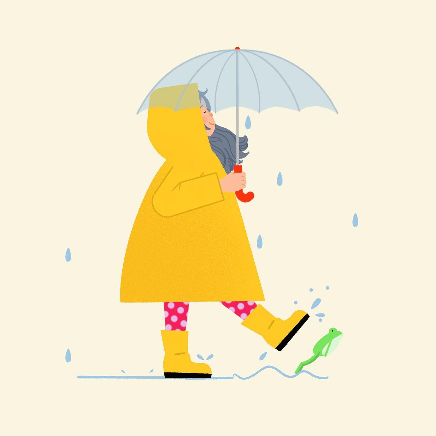 #Raindrops #illustration #procreate