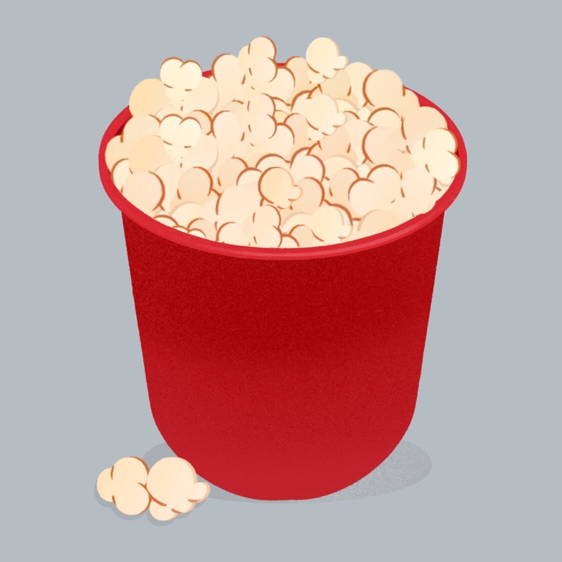 Any popcorn lovers out there?

#popcorn #drawing #illustraion 
#procreate