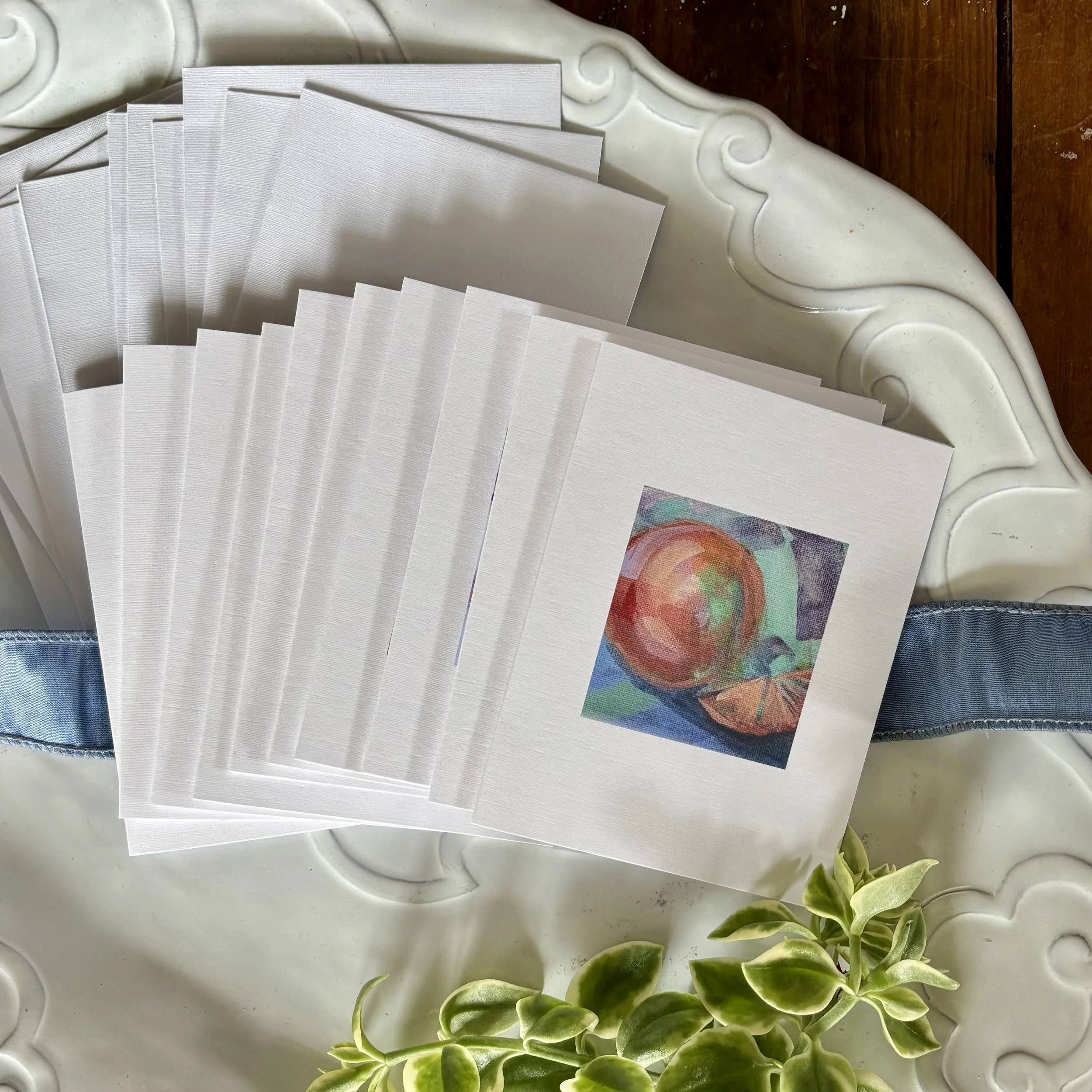 Orange In Season Notecard Set