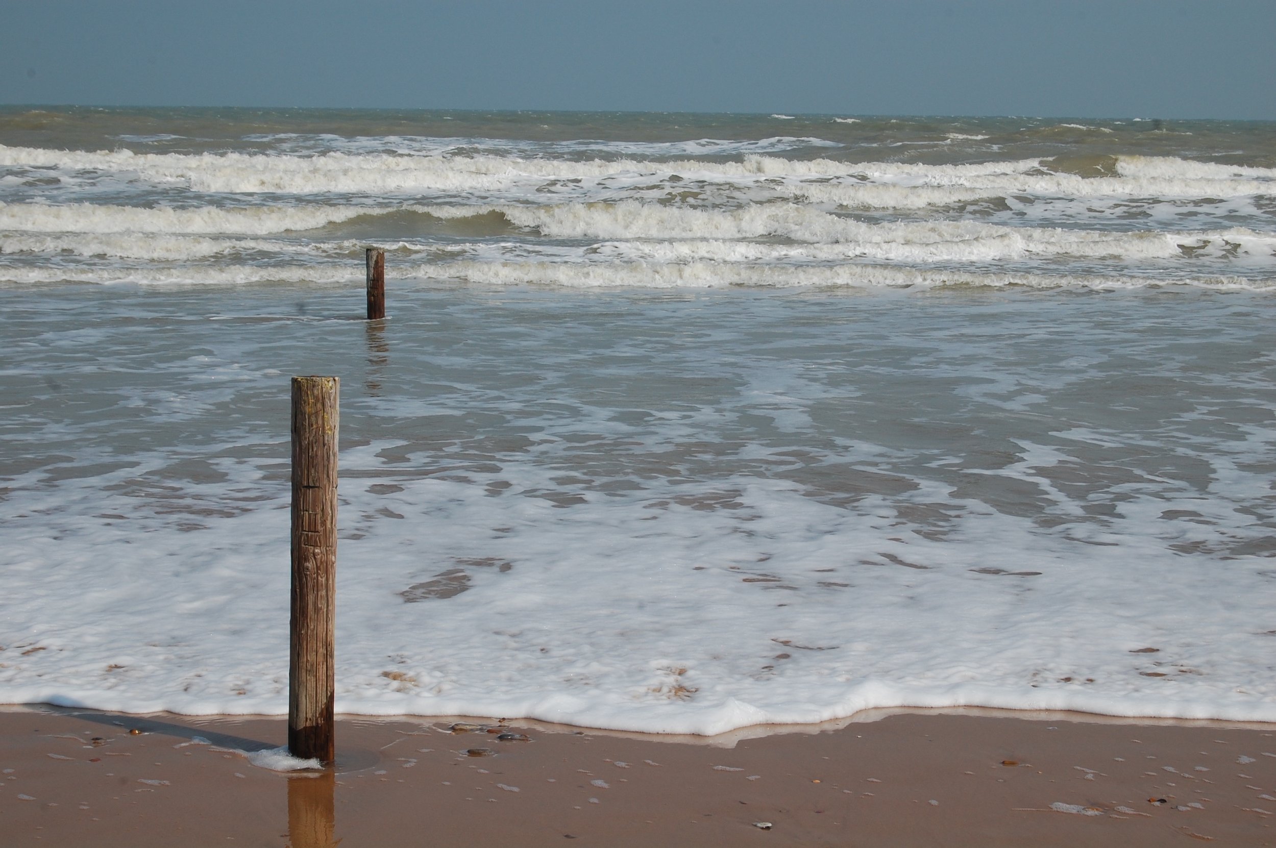 The English Channel From Omaha Beach, April 2013