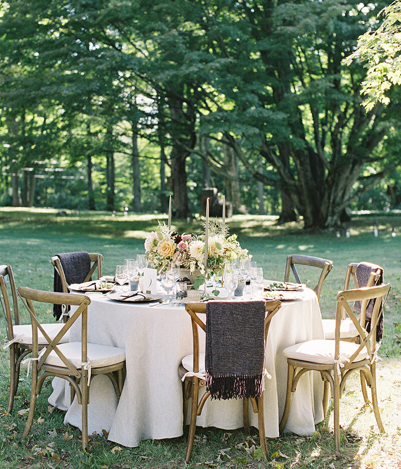 Alfresco Connecticut Wedding