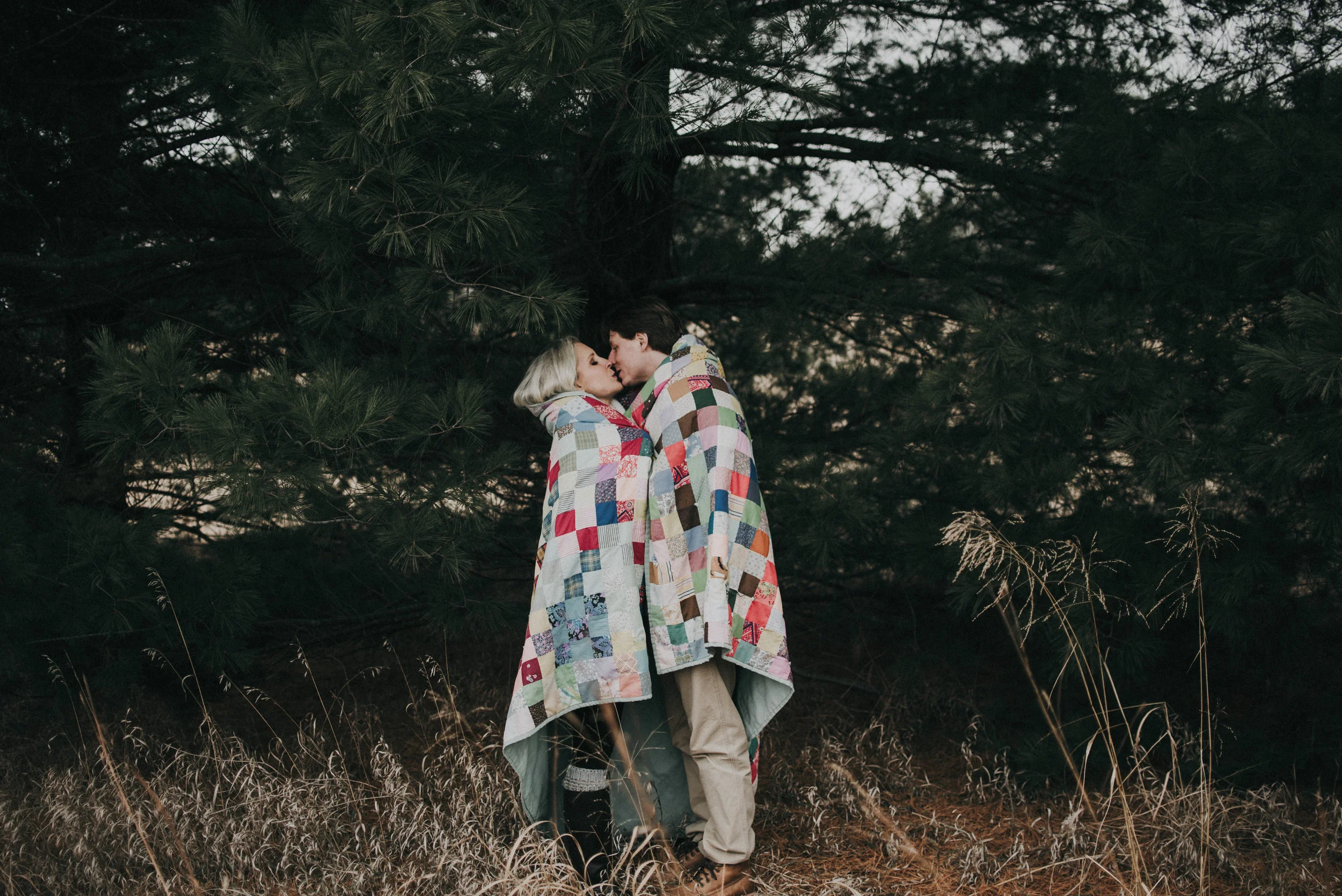 Ashley & Kody Engagement Photo session in Nebraska