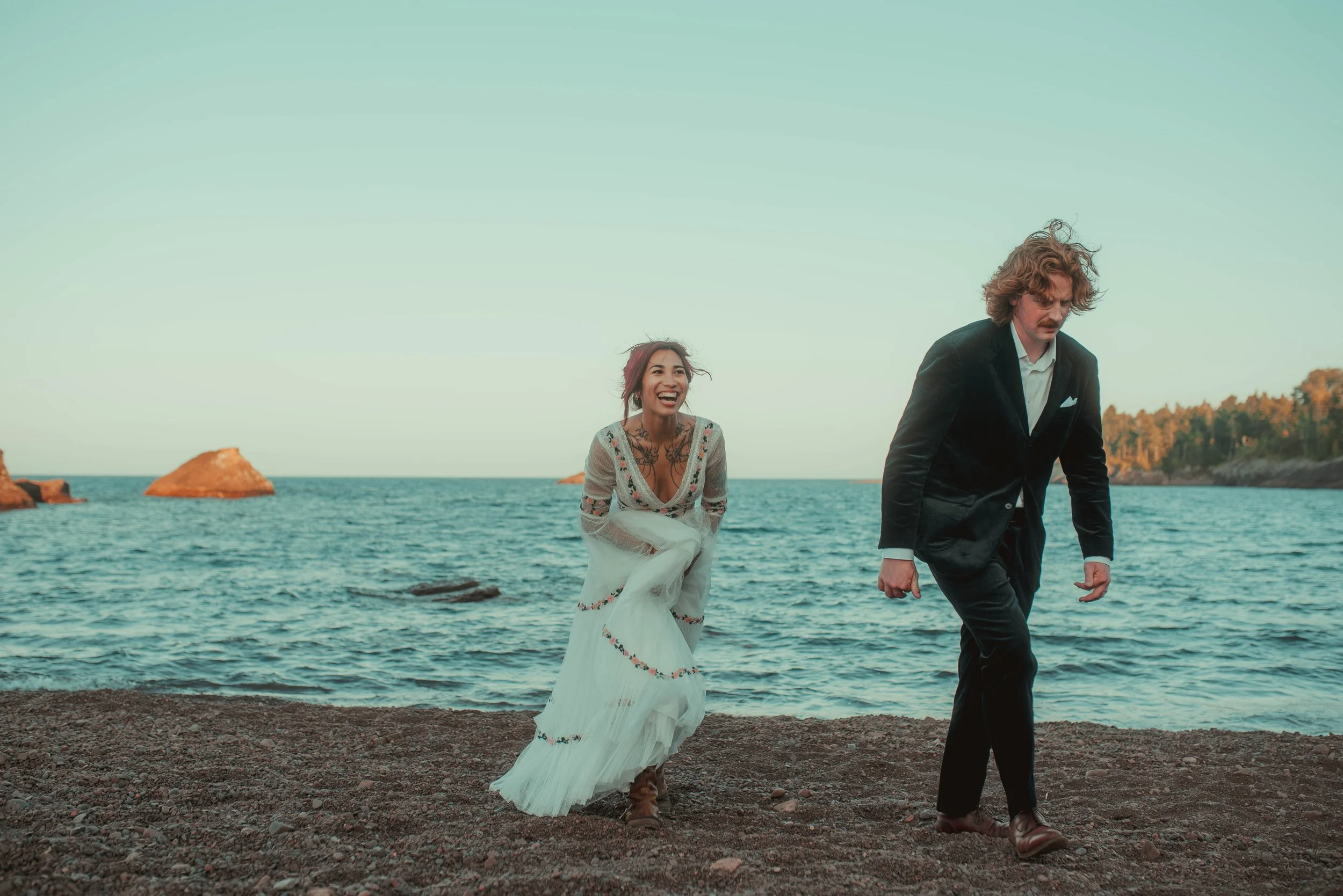 Copper Harbor Michigan Elopement