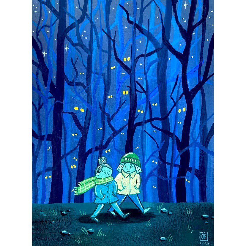 Day 29 of #AFinktober2023 is FOREST!
*
*
*
#childrensbooks #illustrationartists #painting #kidlitart #cuteillustration #paintingoftheday #gouache #holbein