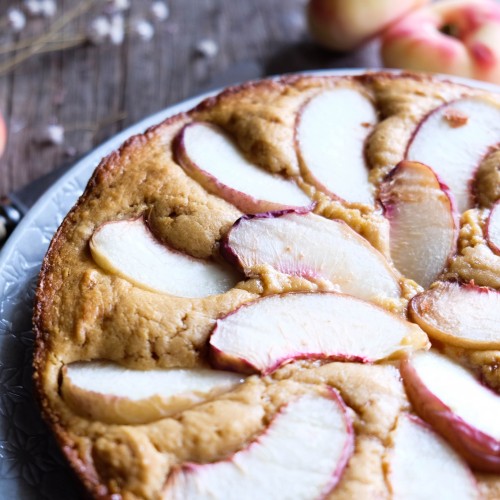 peaches and cream cake