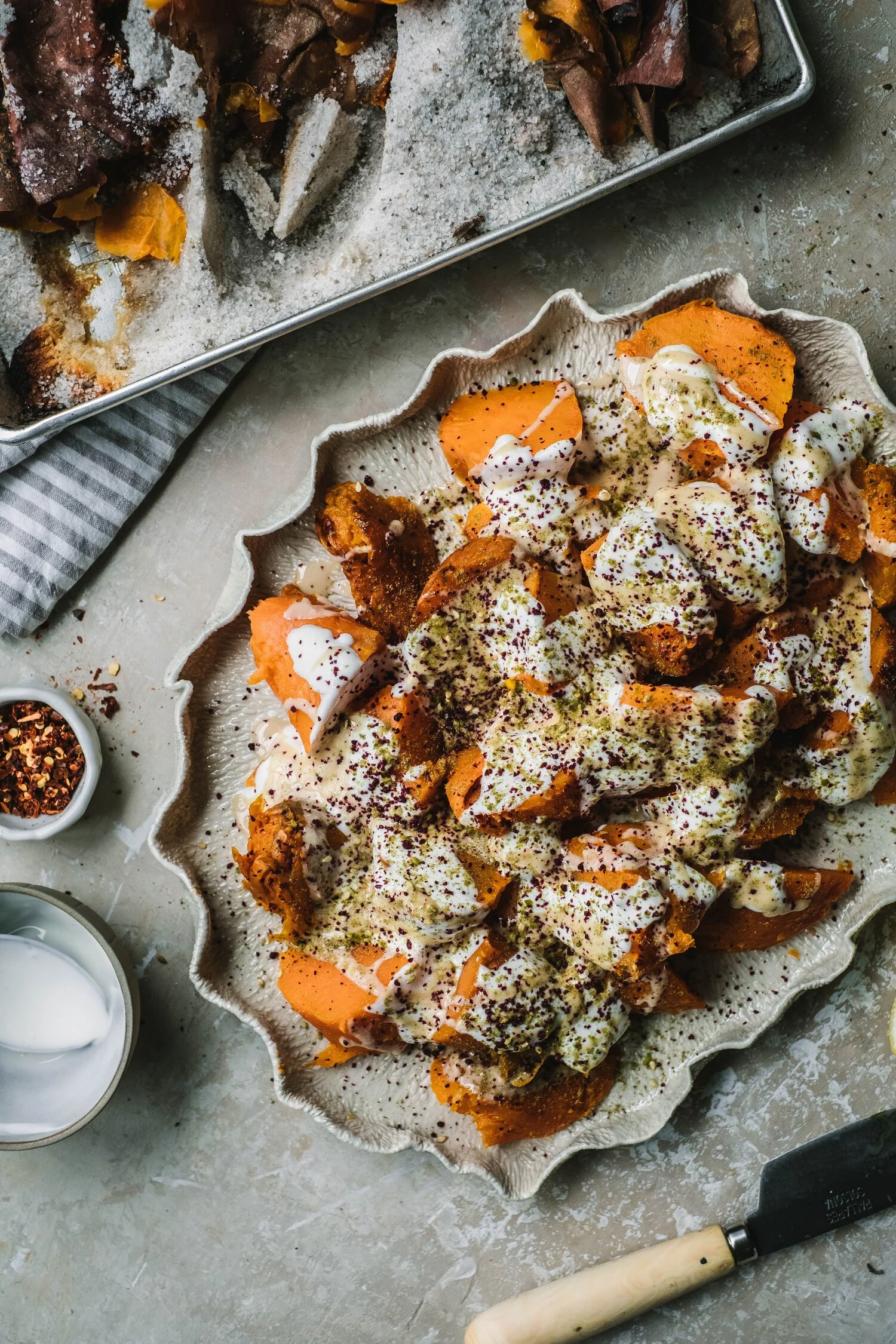 Salt-Roasted Sweet Potato Salad