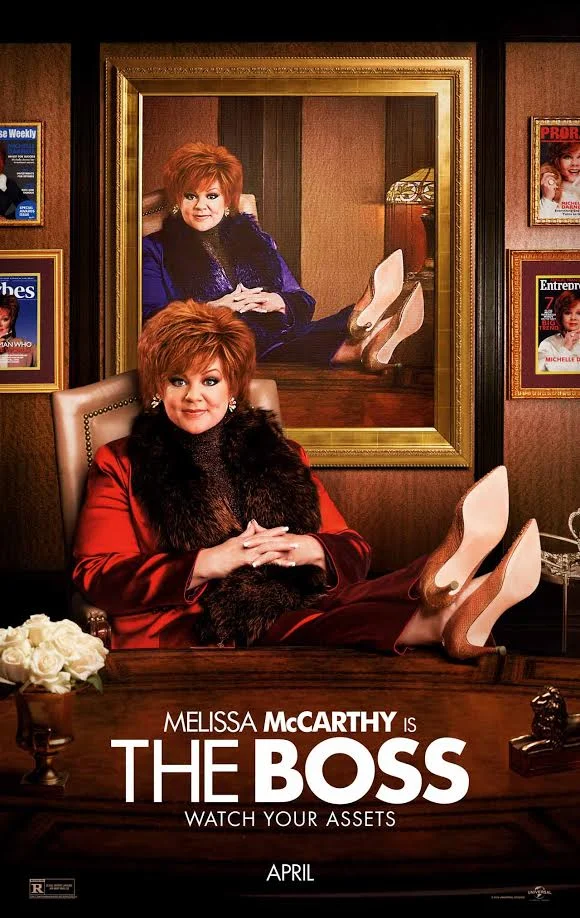 "THE BOSS" FEATURING MELISSA MCCARTHY IN THEATERS APRIL 8TH