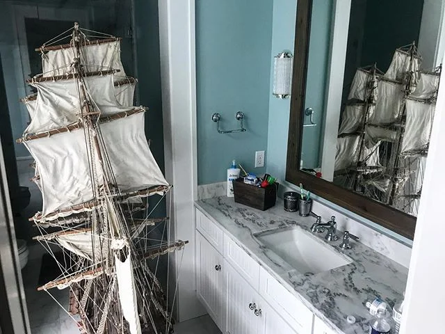 Shooting on location today and some rude person left a big ship in the bathroom. #manners #outerbanks