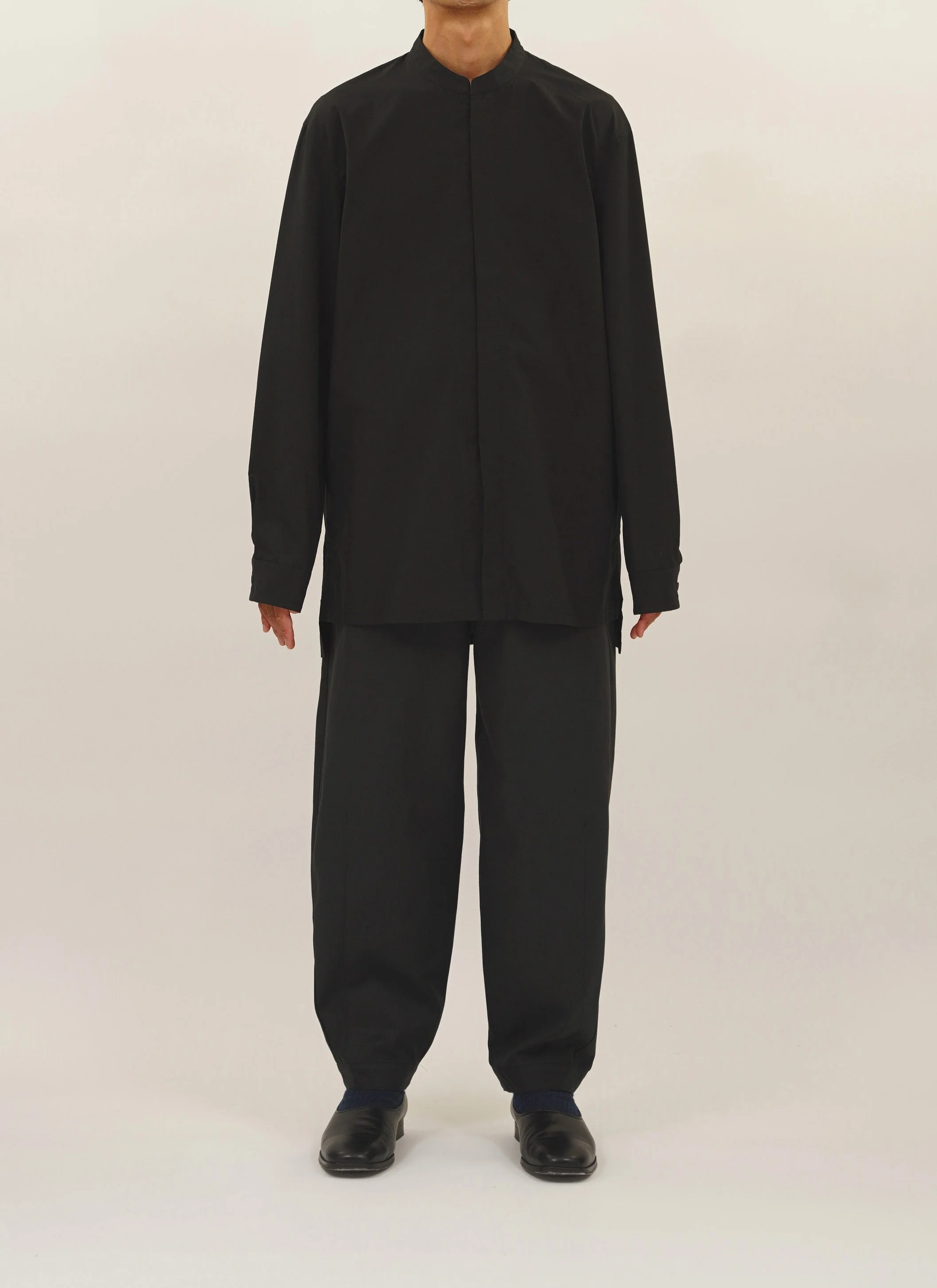Organic Cotton Weather Stand Collar Shirt / Organic Cotton Chino Cloth OSFA Pants