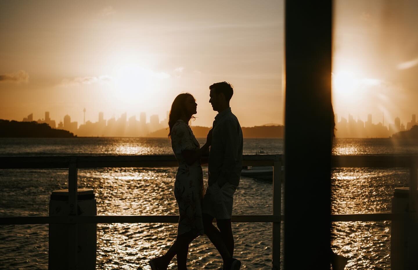 { Rachel &amp; James }

Also, how good was their sunset over Watsons Bay? Are you kidding me?!