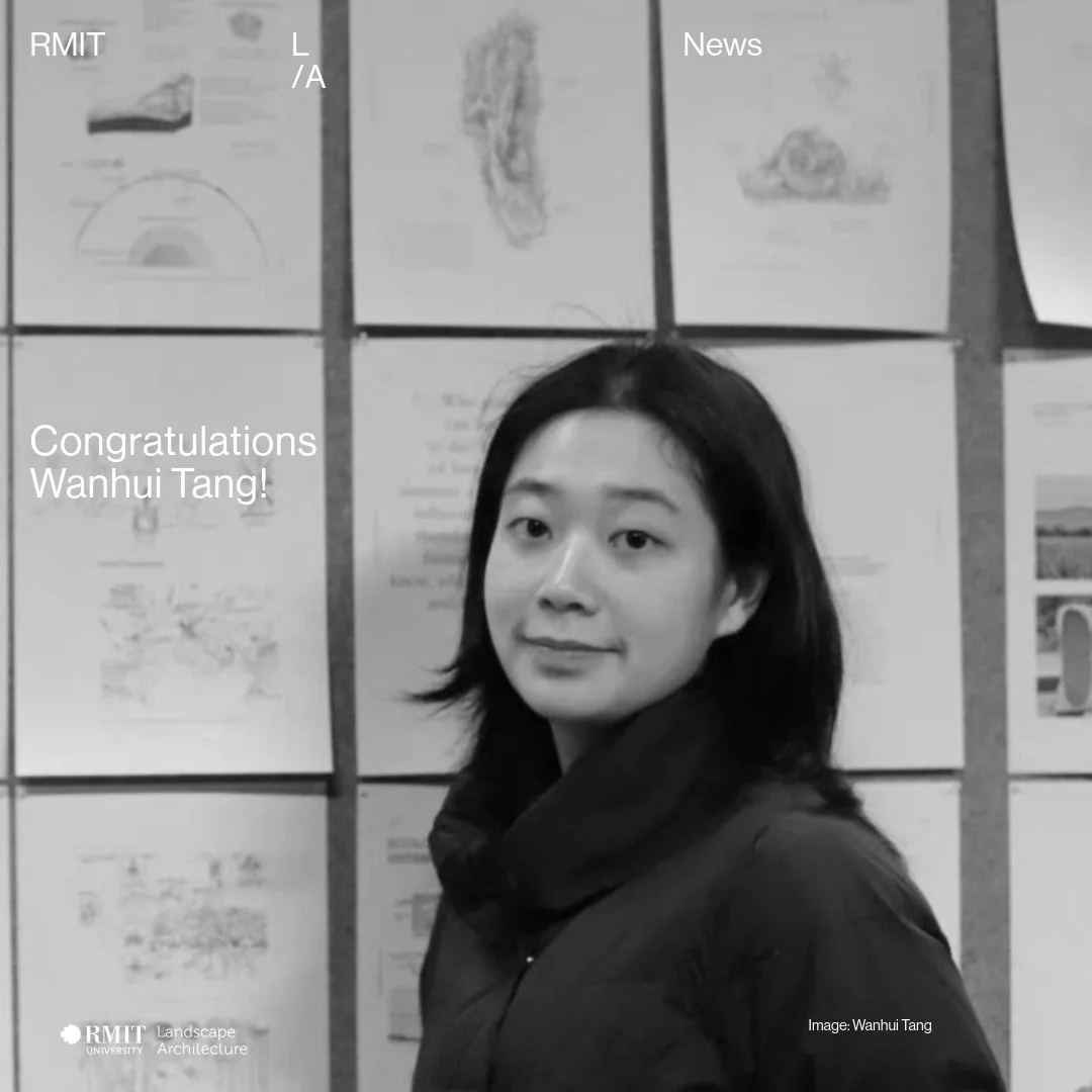 2025 Victorian Premier&rsquo;s Design Awards Finalist (Student Category): Wanhui Tang

Congratulations to recent MLA graduate Wanhui Tang for their project &lsquo;Enhancing Urban Tree Resilience, shortlisted as a finalist in the student design catego