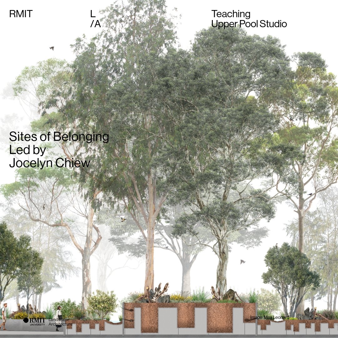 Upper Pool Studio 2025: Sites of Belonging

Sites of Belonging explored the impacts of urban intensification on the NGV Urban Garden and tested inclusive design methodologies for working with diverse communities. Students engaged with macro and micro