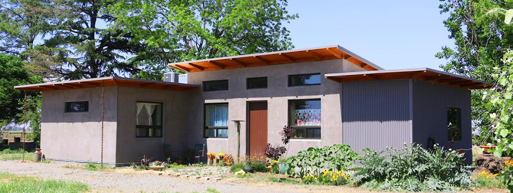 Modern Straw Bale Residence