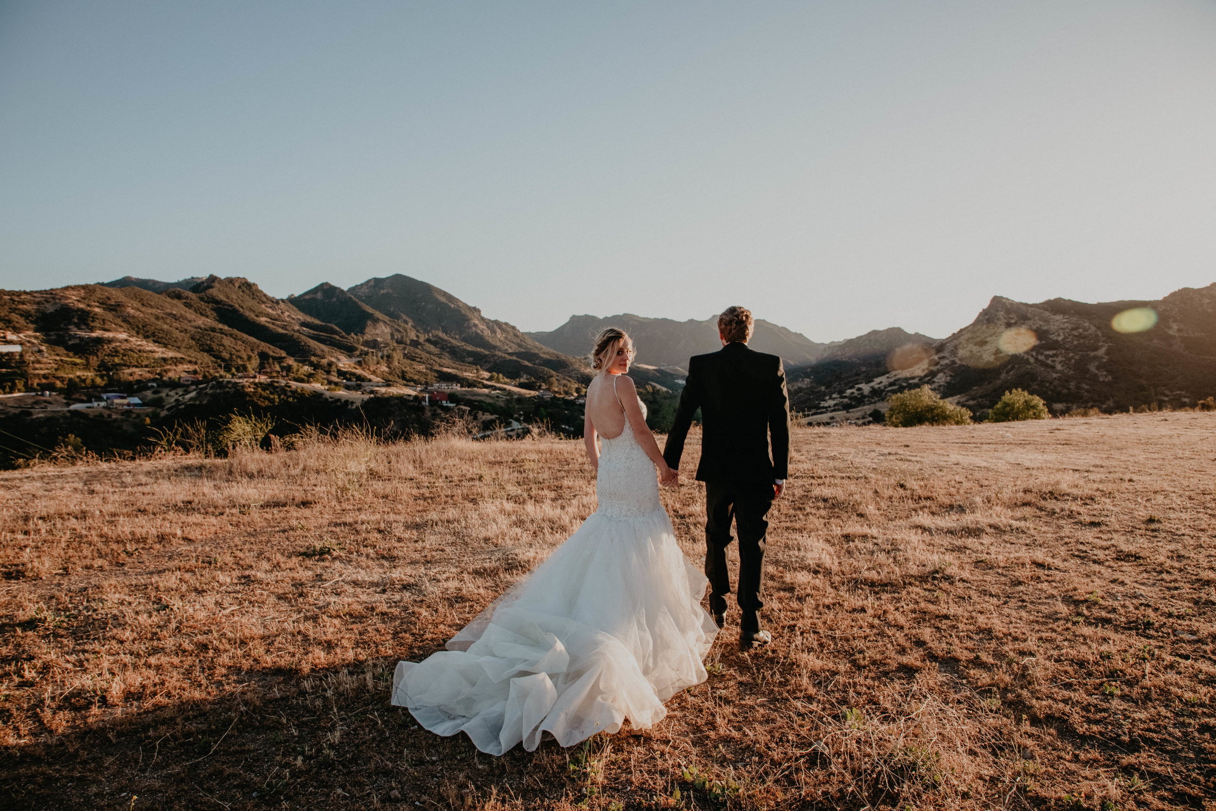 A wedding in the Santa Monica Mountains